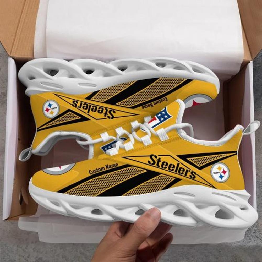 Ideafootwear Pittsburgh Steelers Max Soul Shoes Sneakers For Men And Women 1