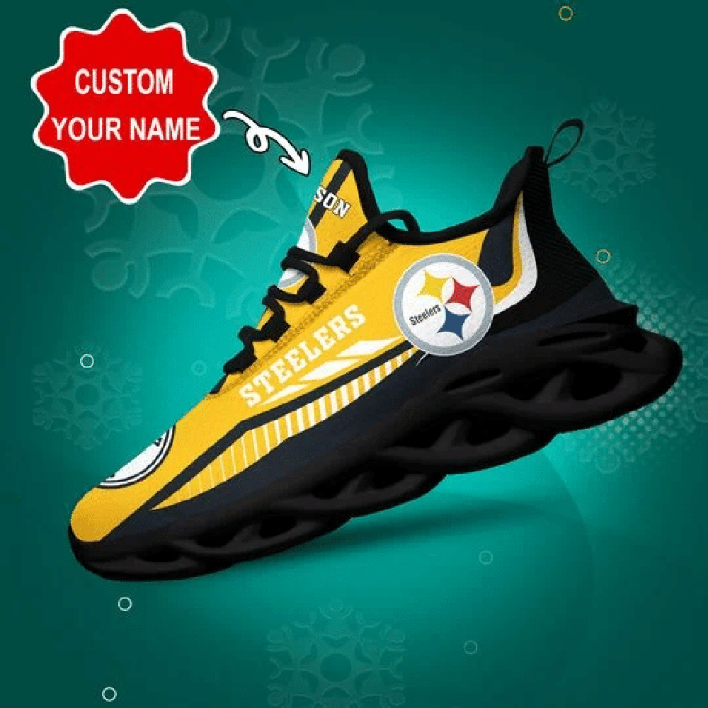 Ideafootwear Pittsburgh Steelers Max Soul Shoes Sneakers For Men And Women 26