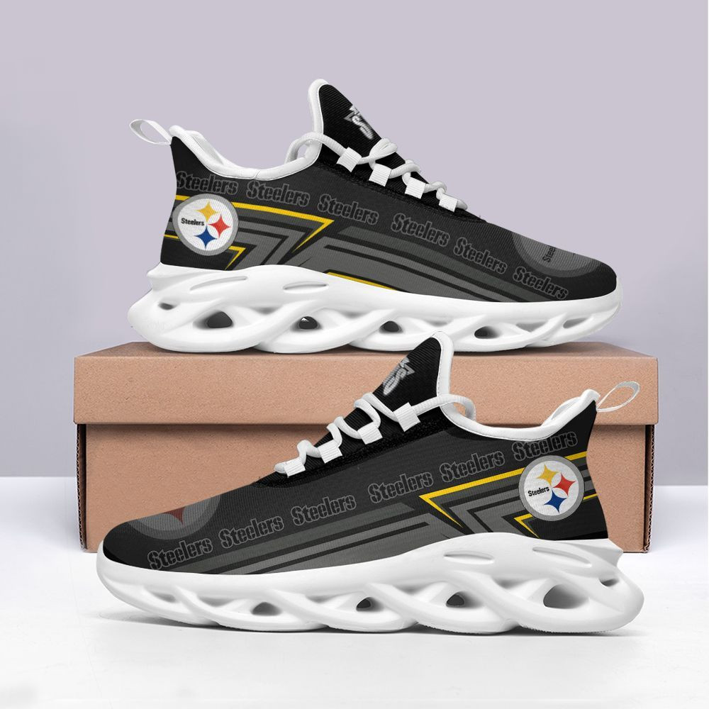 Ideafootwear Pittsburgh Steelers Max Soul Shoes Sneakers For Men And Women 15