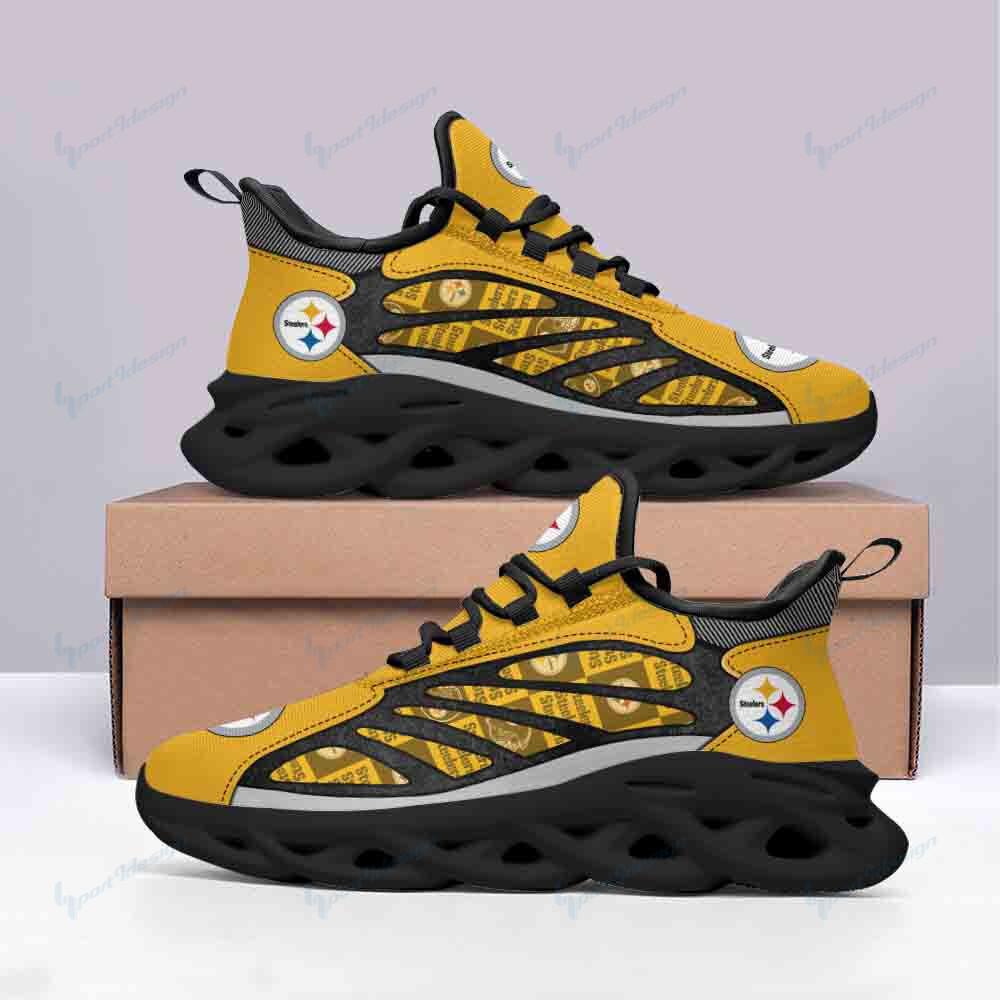 Ideafootwear Pittsburgh Steelers Max Soul Shoes Sneakers For Men And Women 60