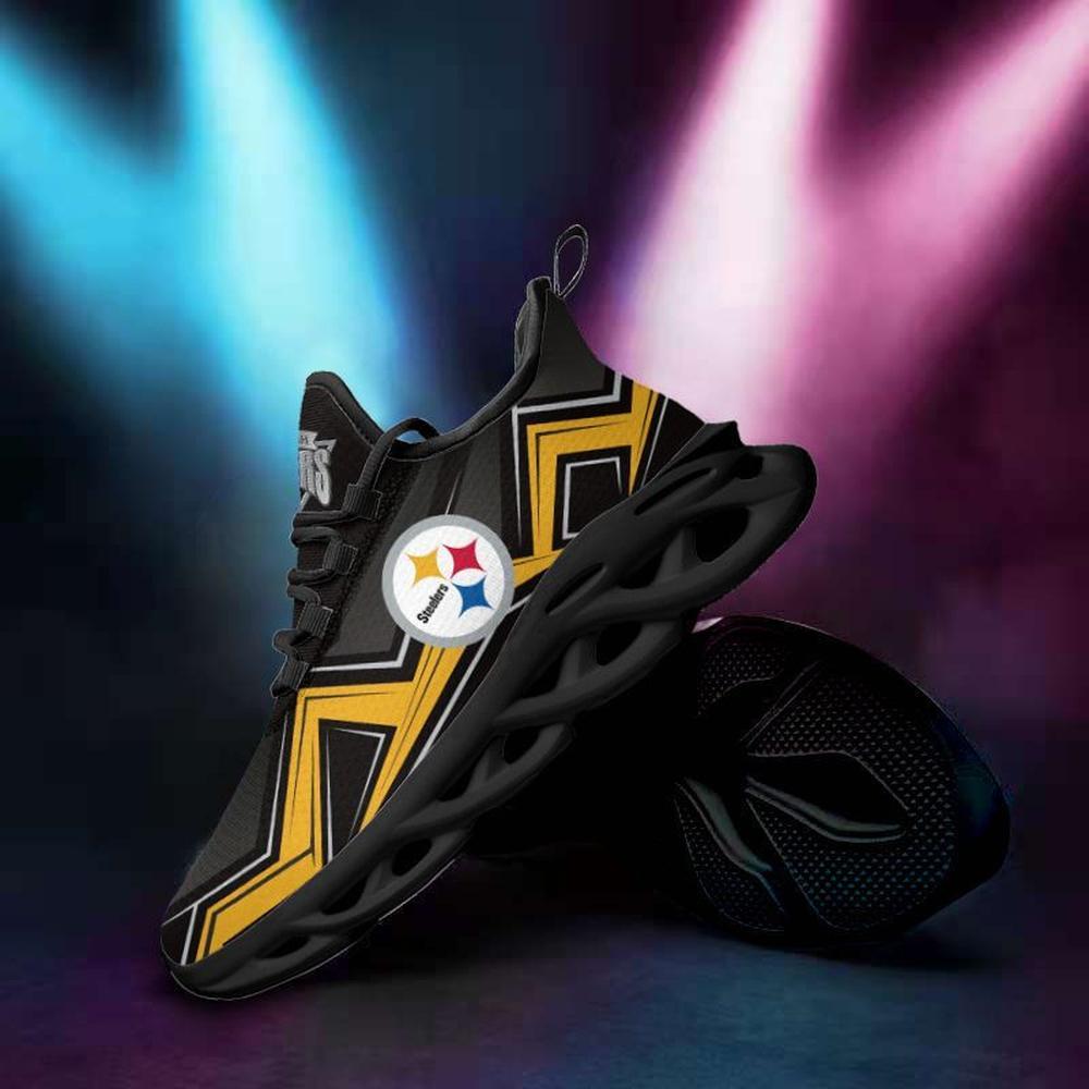 Ideafootwear Pittsburgh Steelers Max Soul Shoes Sneakers For Men And Women 33