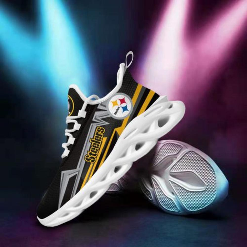 Ideafootwear Pittsburgh Steelers Max Soul Shoes Sneakers For Men And Women 166