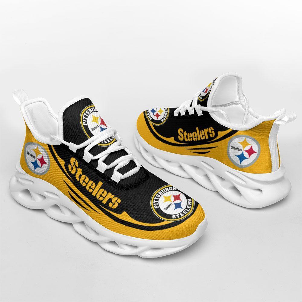 Ideafootwear Pittsburgh Steelers Max Soul Shoes Sneakers For Men And Women 32