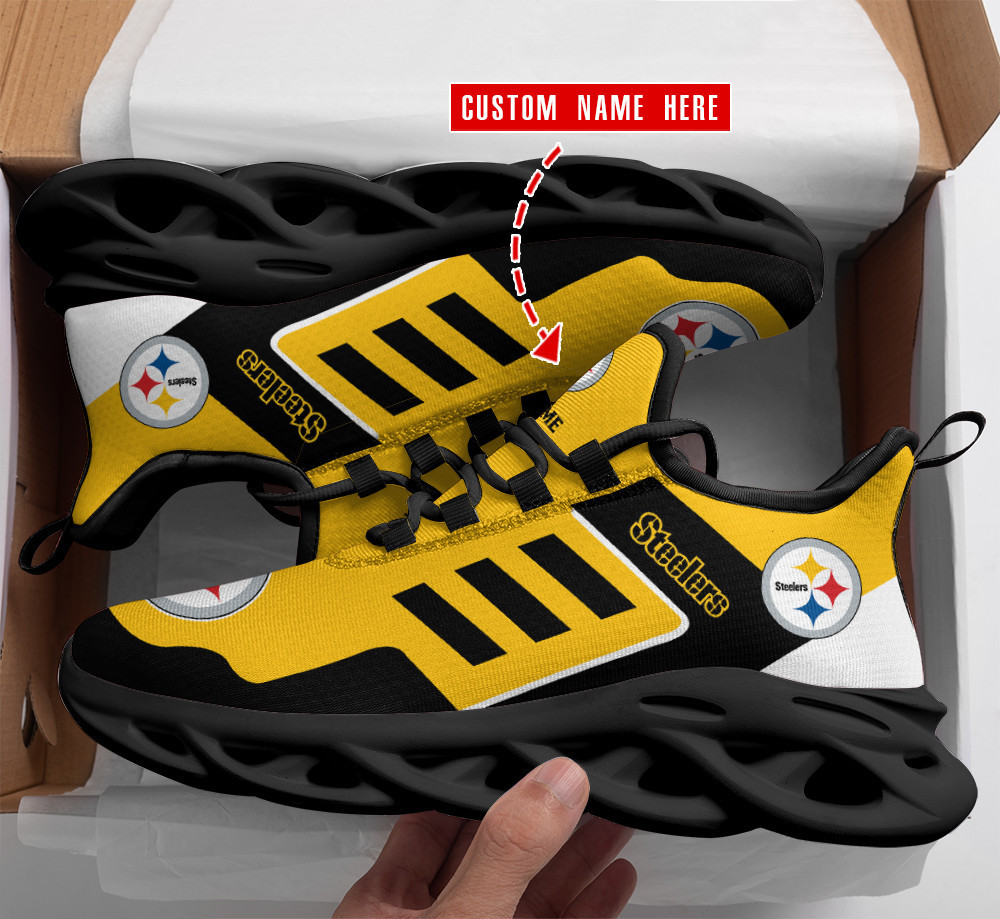 Ideafootwear Pittsburgh Steelers Max Soul Shoes Sneakers For Men And Women 138
