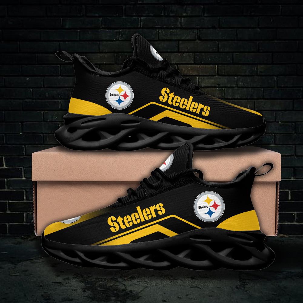 Ideafootwear Pittsburgh Steelers Max Soul Shoes Sneakers For Men And Women 58