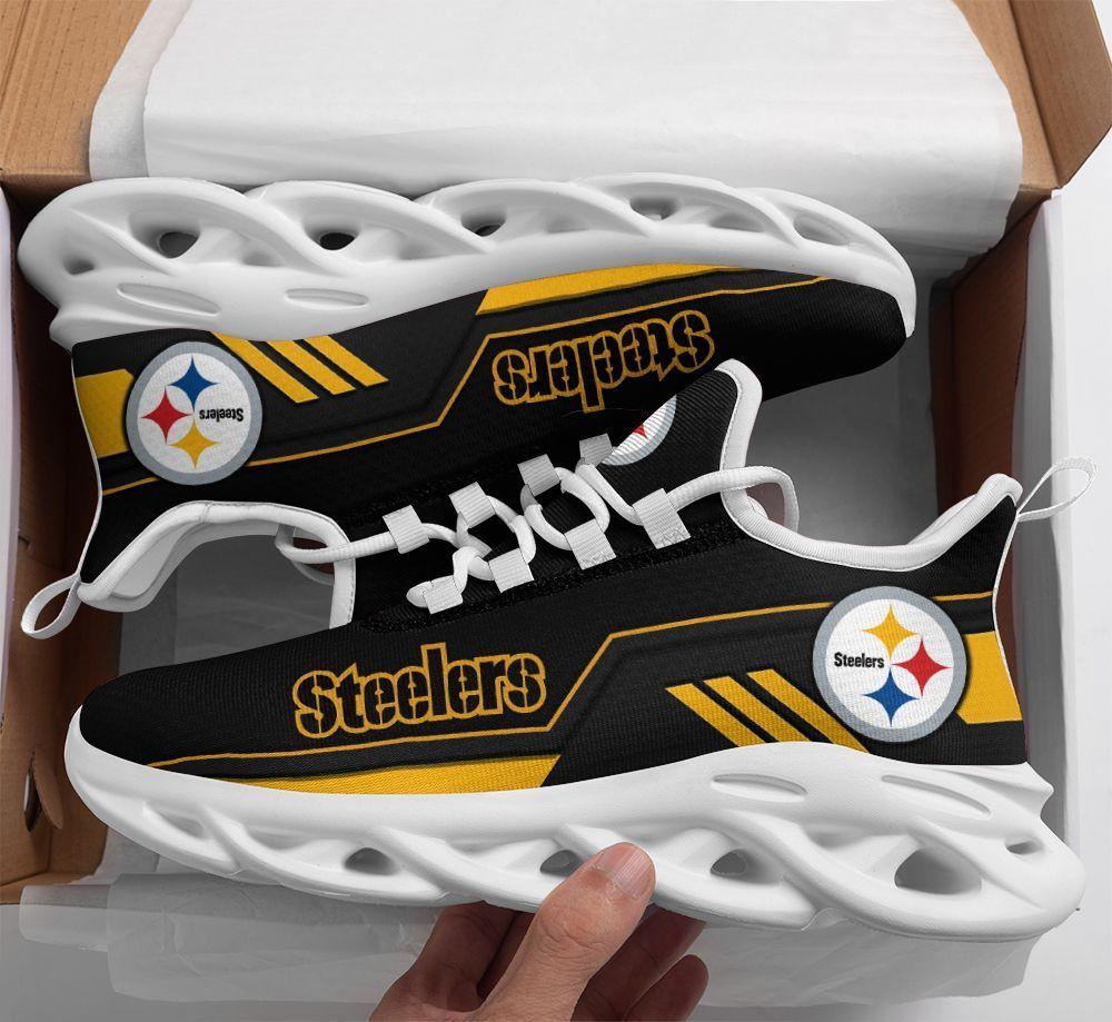 Ideafootwear Pittsburgh Steelers Max Soul Shoes Sneakers For Men And Women 19