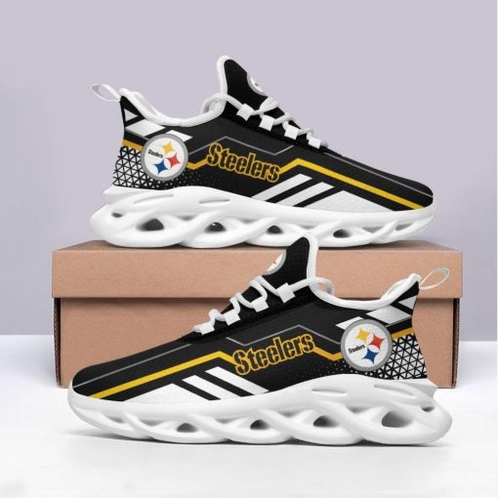 Ideafootwear Pittsburgh Steelers Max Soul Shoes Sneakers For Men And Women 148