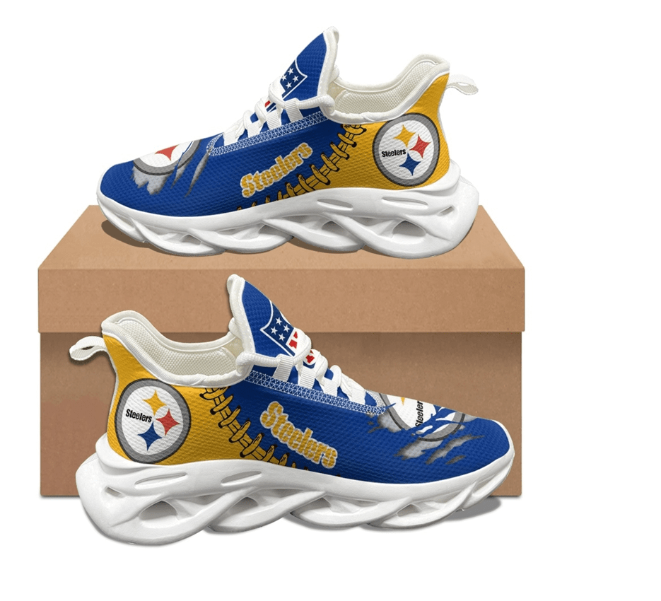 Ideafootwear Pittsburgh Steelers Max Soul Shoes Sneakers For Men And Women 88