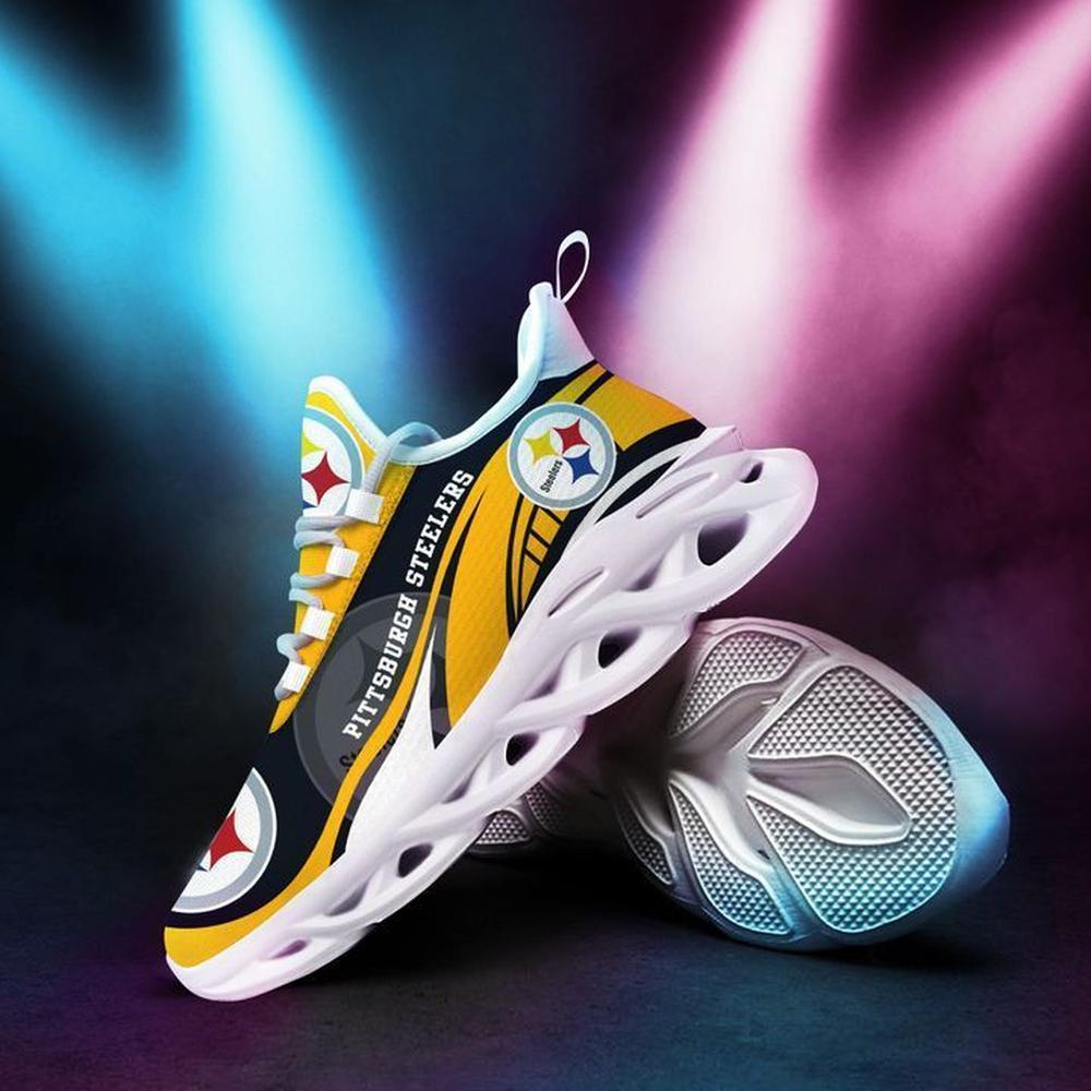 Ideafootwear Pittsburgh Steelers Max Soul Shoes Sneakers For Men And Women 5