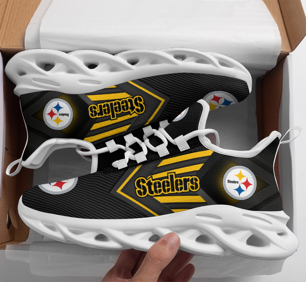 Ideafootwear Pittsburgh Steelers Max Soul Shoes Sneakers For Men And Women 150