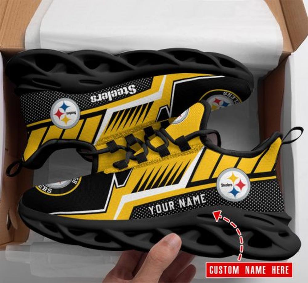 Ideafootwear Pittsburgh Steelers Max Soul Shoes Sneakers For Men And Women 111