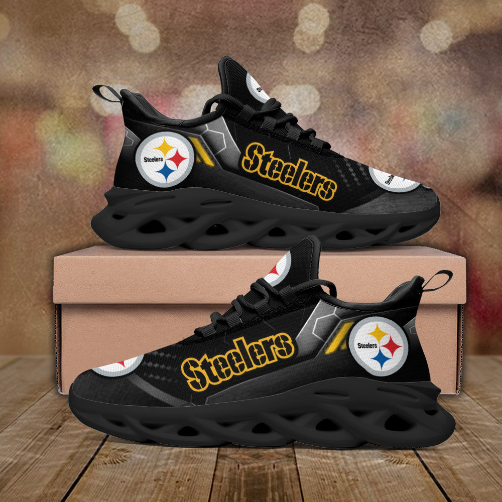 Ideafootwear Pittsburgh Steelers Max Soul Shoes Sneakers For Men And Women 173