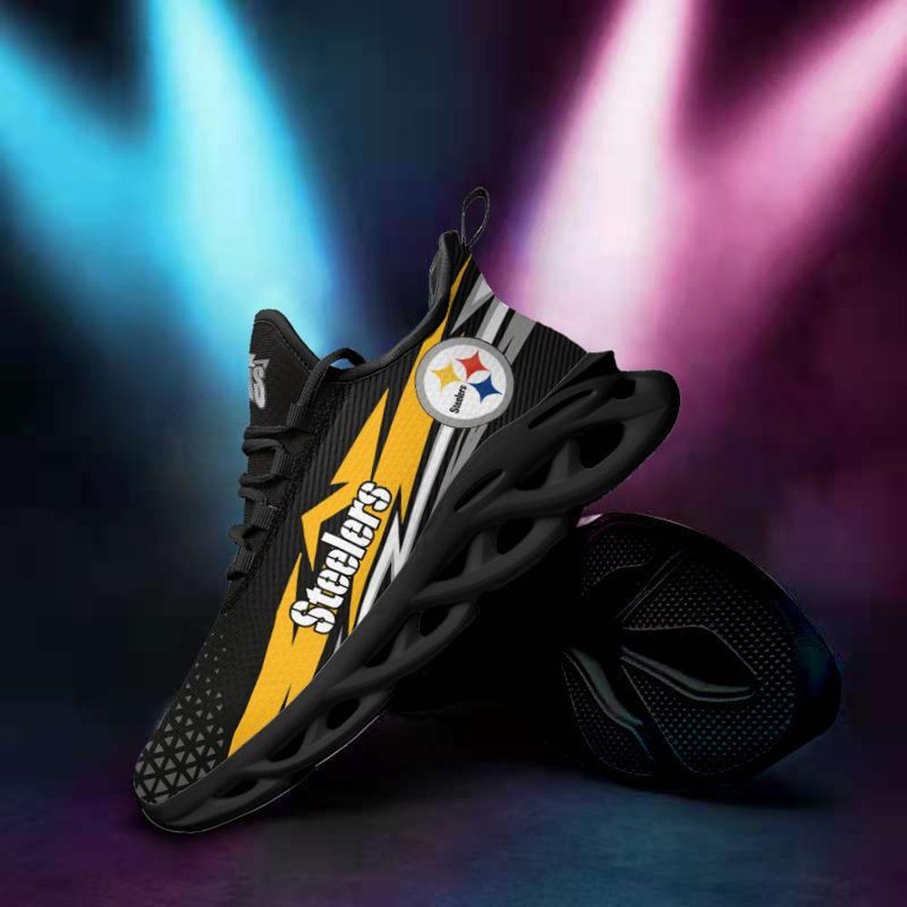 Ideafootwear Pittsburgh Steelers Max Soul Shoes Sneakers For Men And Women 23