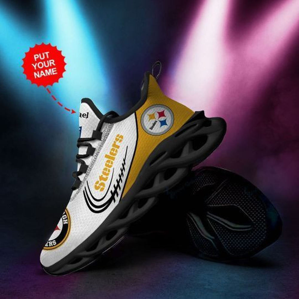Ideafootwear Pittsburgh Steelers Max Soul Shoes Sneakers For Men And Women 121