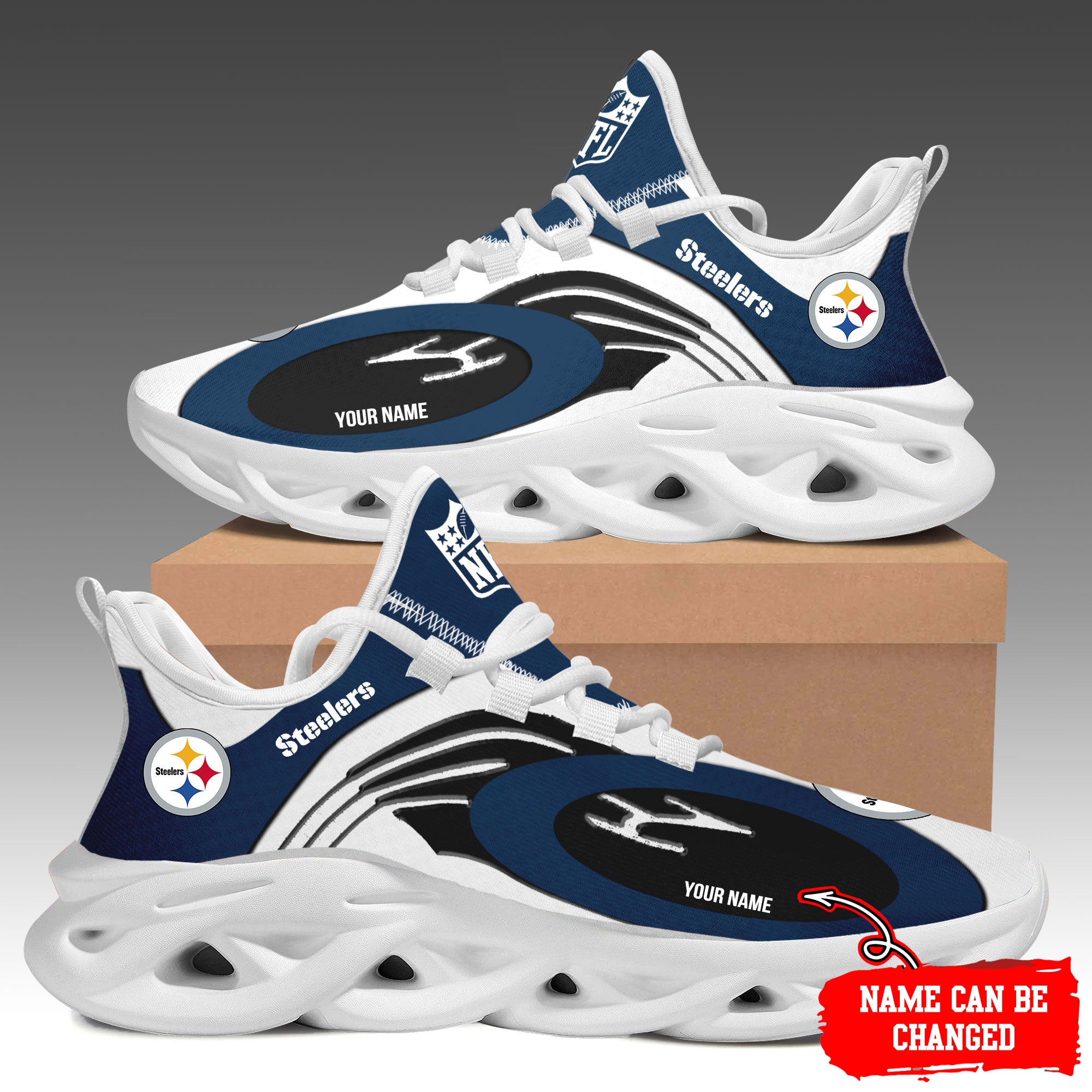 Ideafootwear Pittsburgh Steelers Max Soul Shoes Sneakers For Men And Women 94