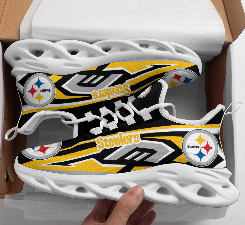 Ideafootwear Pittsburgh Steelers Max Soul Shoes Sneakers For Men And Women 50