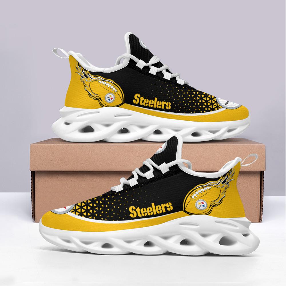 Ideafootwear Pittsburgh Steelers Max Soul Shoes Sneakers For Men And Women 76