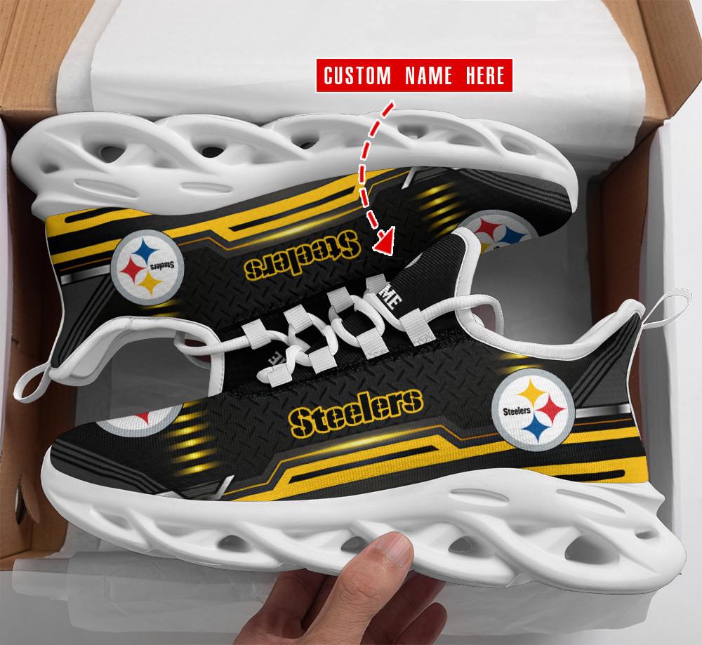 Ideafootwear Pittsburgh Steelers Max Soul Shoes Sneakers For Men And Women 107