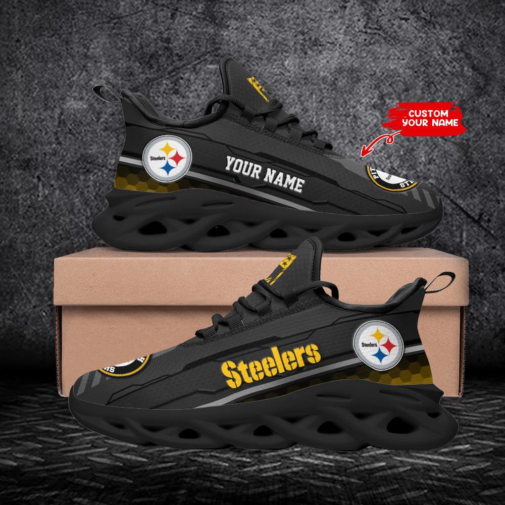 Ideafootwear Pittsburgh Steelers Max Soul Shoes Sneakers For Men And Women 115
