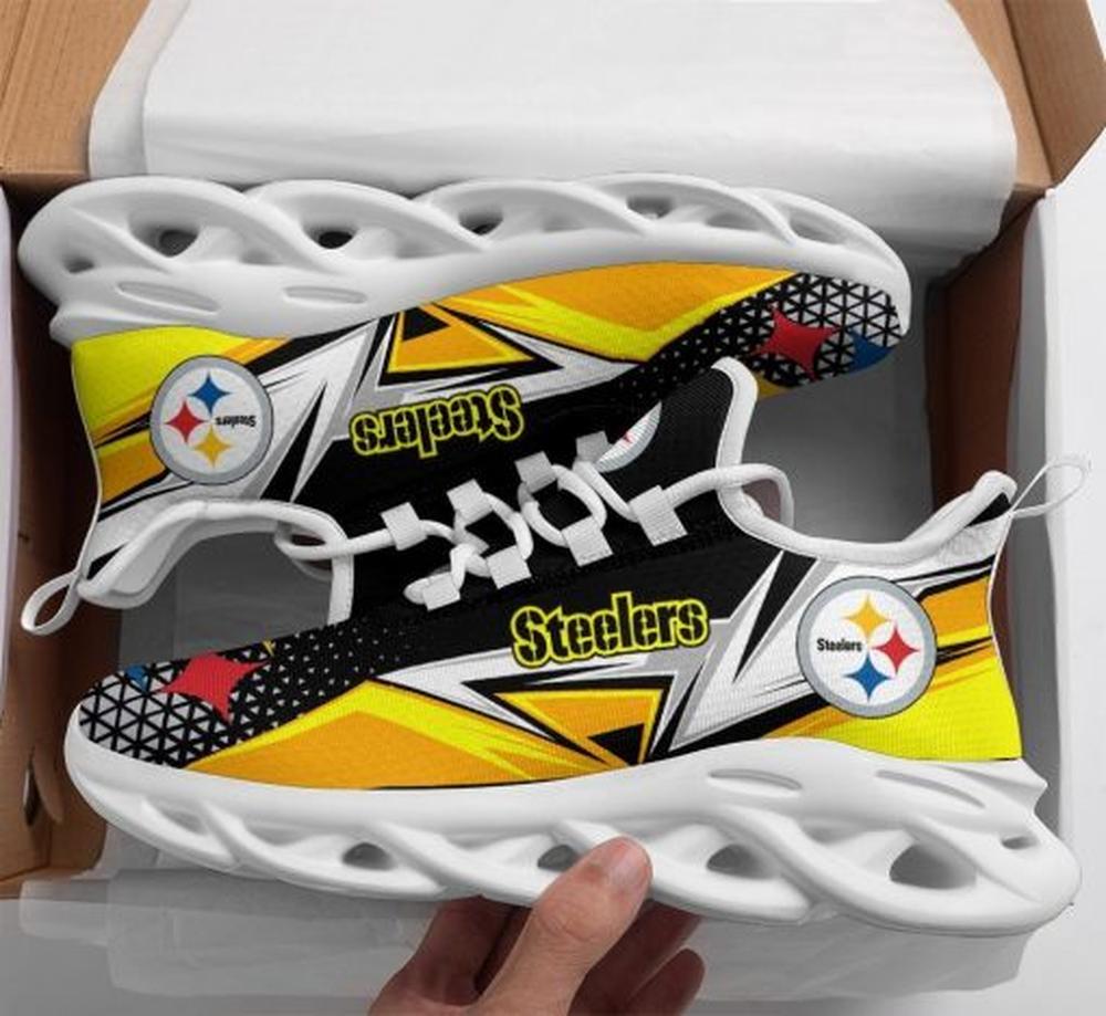 Ideafootwear Pittsburgh Steelers Max Soul Shoes Sneakers For Men And Women 151