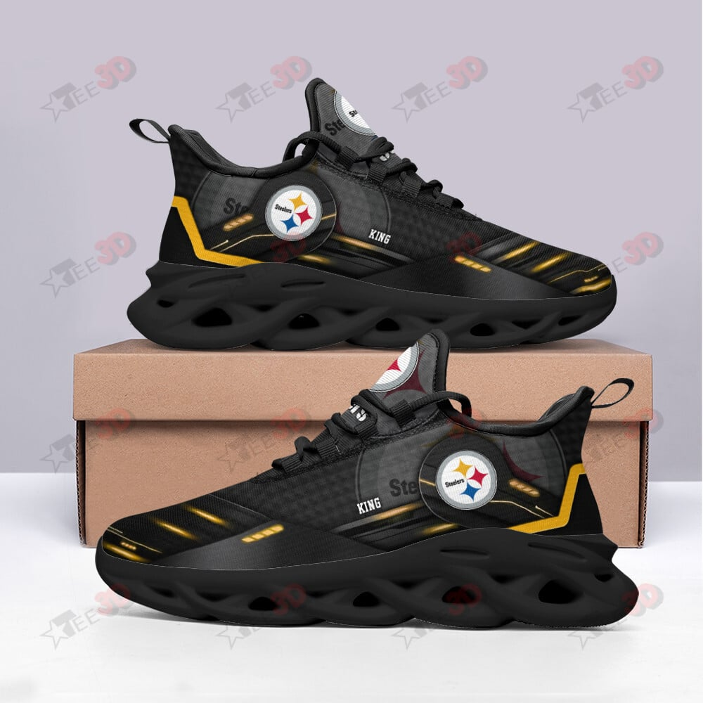 Ideafootwear Pittsburgh Steelers Max Soul Shoes Sneakers For Men And Women 143