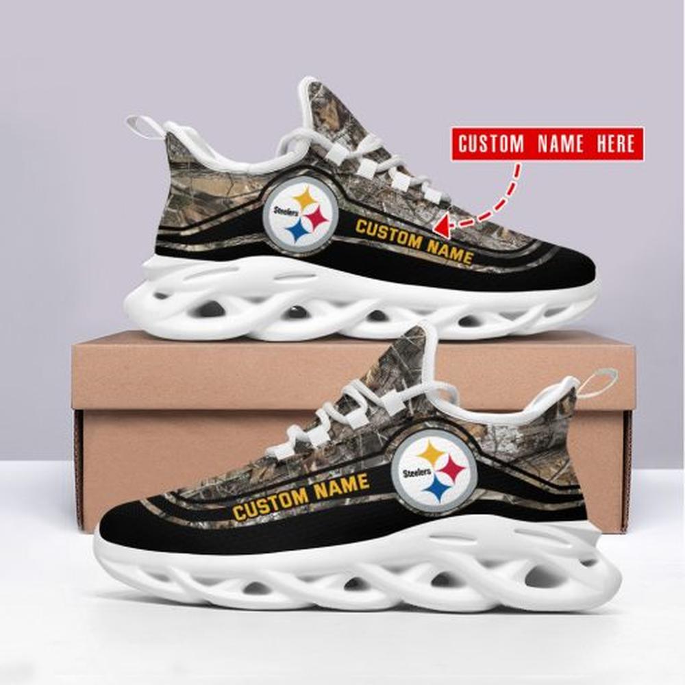 Ideafootwear Pittsburgh Steelers Max Soul Shoes Sneakers For Men And Women 112