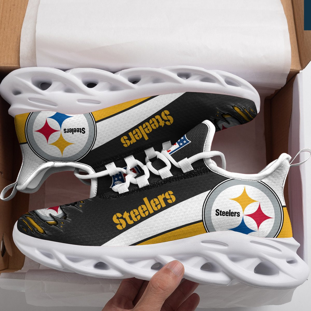Ideafootwear Pittsburgh Steelers Max Soul Shoes Sneakers For Men And Women 51