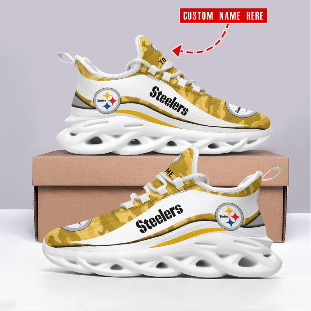 Ideafootwear Pittsburgh Steelers Max Soul Shoes Sneakers For Men And Women 102