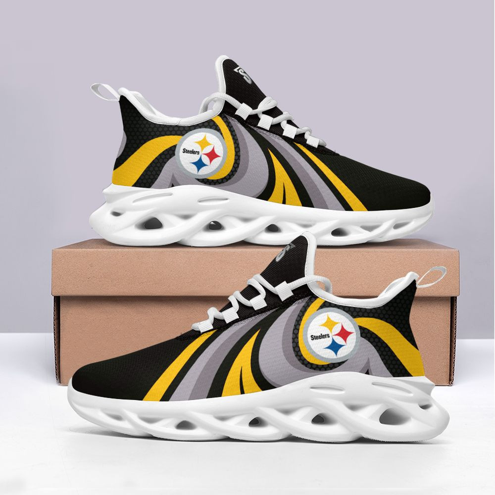 Ideafootwear Pittsburgh Steelers Max Soul Shoes Sneakers For Men And Women 168