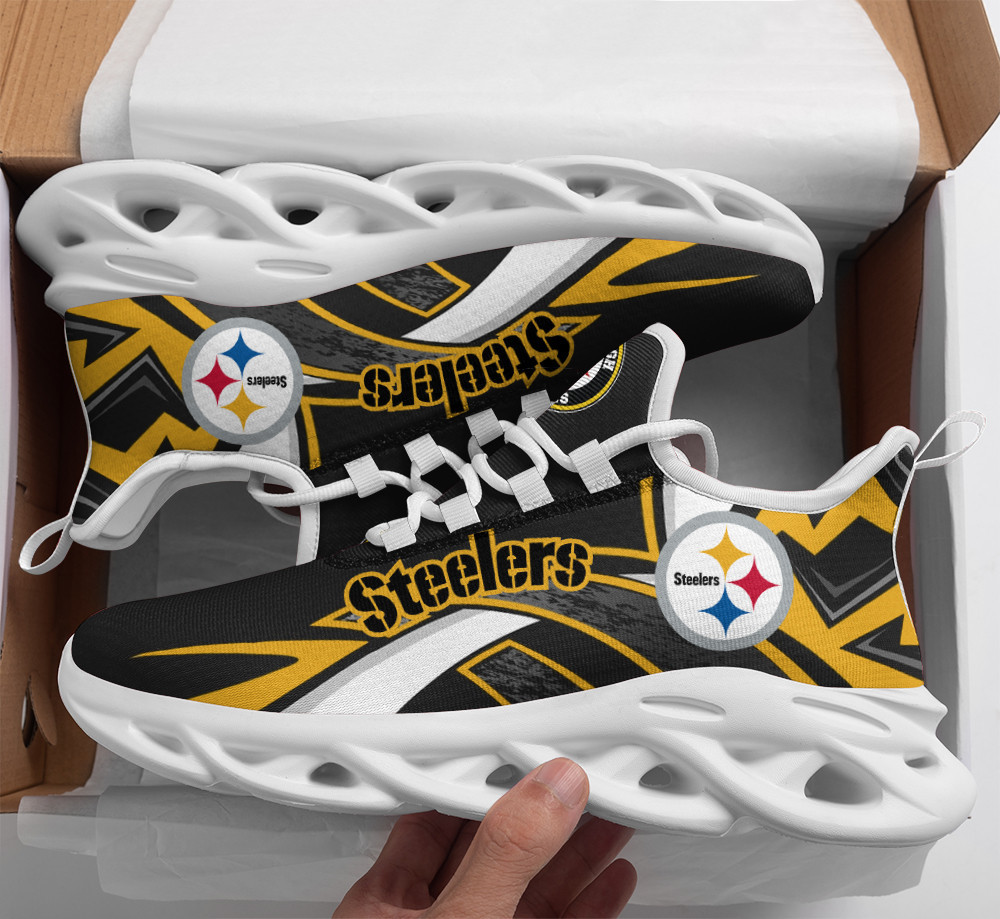 Ideafootwear Pittsburgh Steelers Max Soul Shoes Sneakers For Men And Women 69