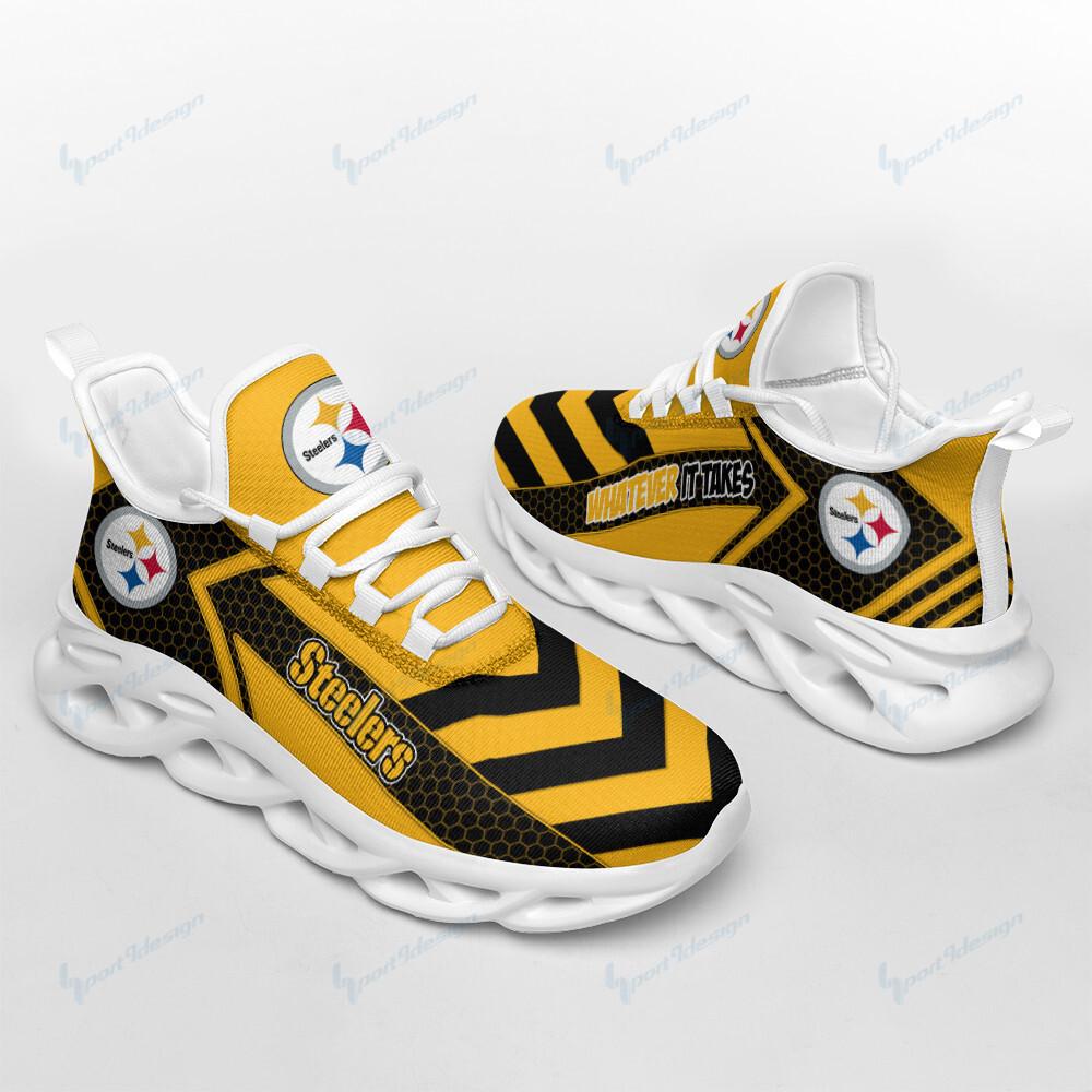 Ideafootwear Pittsburgh Steelers Max Soul Shoes Sneakers For Men And Women 59