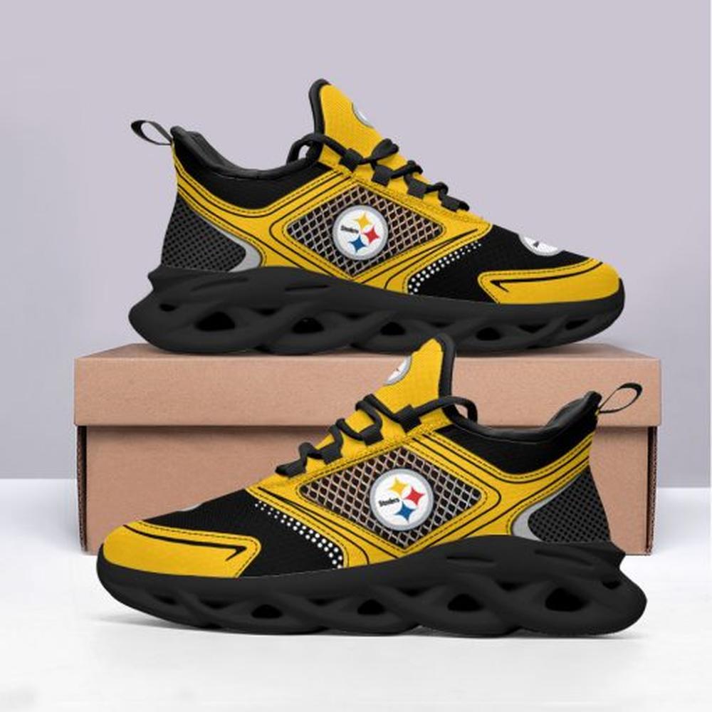 Ideafootwear Pittsburgh Steelers Max Soul Shoes Sneakers For Men And Women 66
