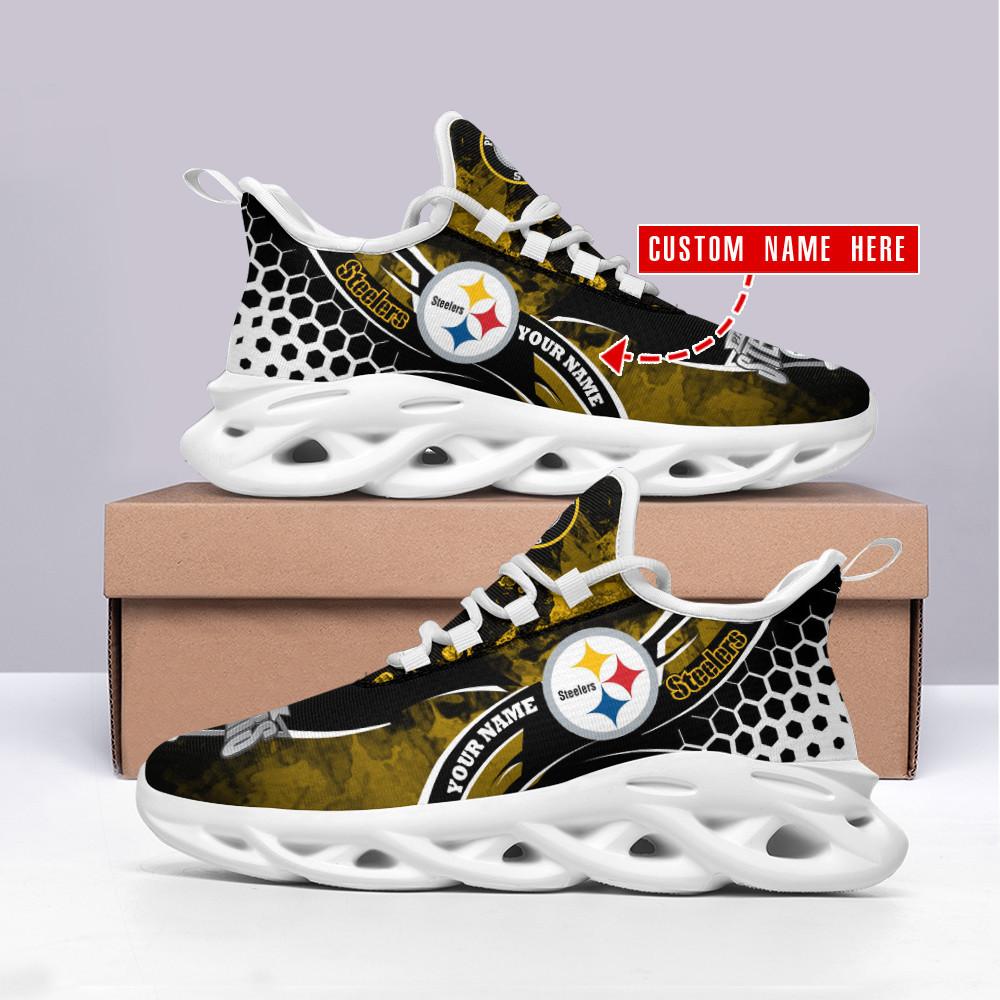 Ideafootwear Pittsburgh Steelers Max Soul Shoes Sneakers For Men And Women 103