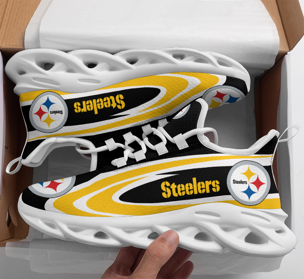 Ideafootwear Pittsburgh Steelers Max Soul Shoes Sneakers For Men And Women 47