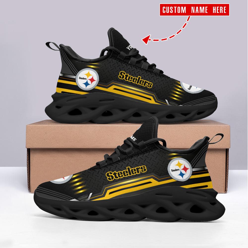 Ideafootwear Pittsburgh Steelers Max Soul Shoes Sneakers For Men And Women 107