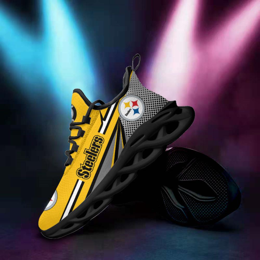 Ideafootwear Pittsburgh Steelers Max Soul Shoes Sneakers For Men And Women 44