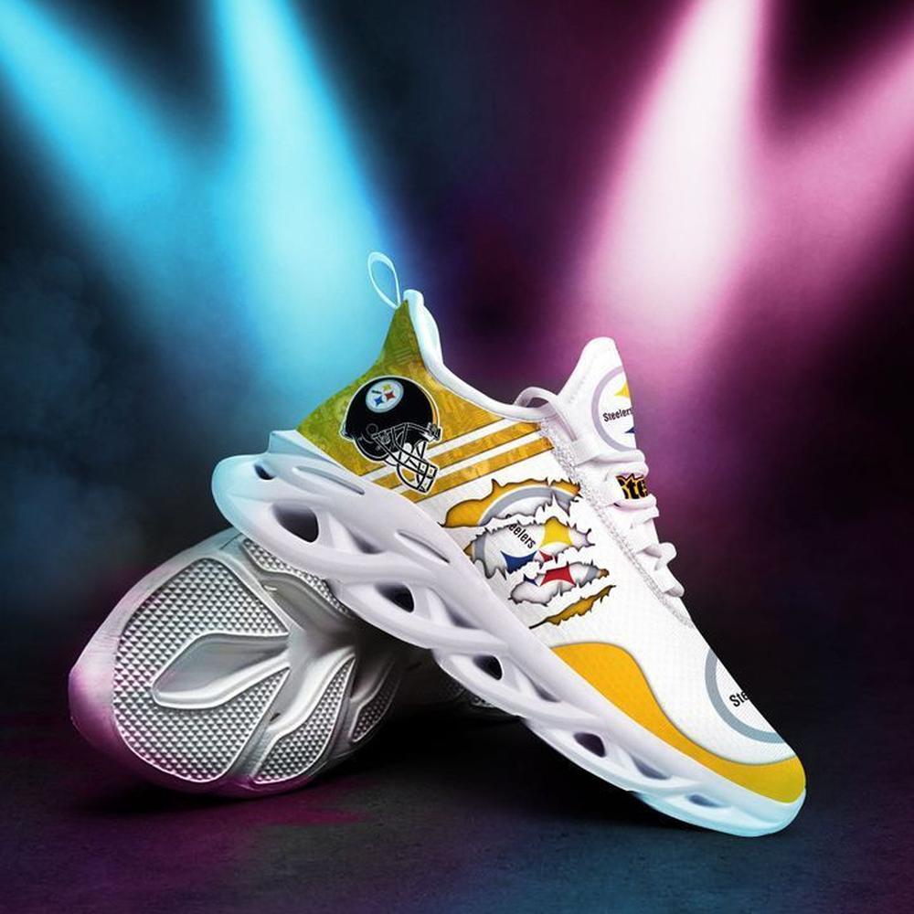 Ideafootwear Pittsburgh Steelers Max Soul Shoes Sneakers For Men And Women 2