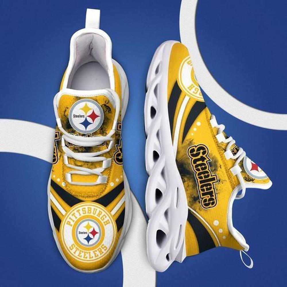 Ideafootwear Pittsburgh Steelers Max Soul Shoes Sneakers For Men And Women 14