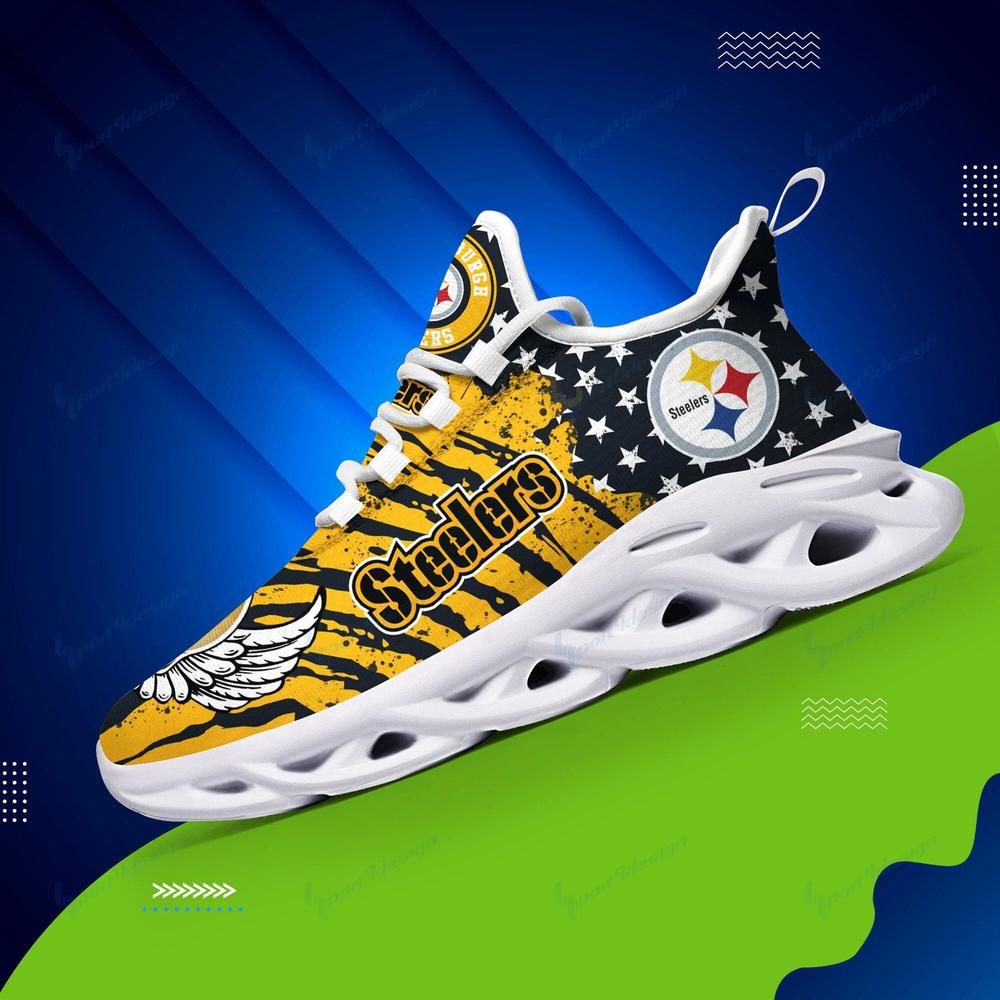 Ideafootwear Pittsburgh Steelers Max Soul Shoes Sneakers For Men And Women 52