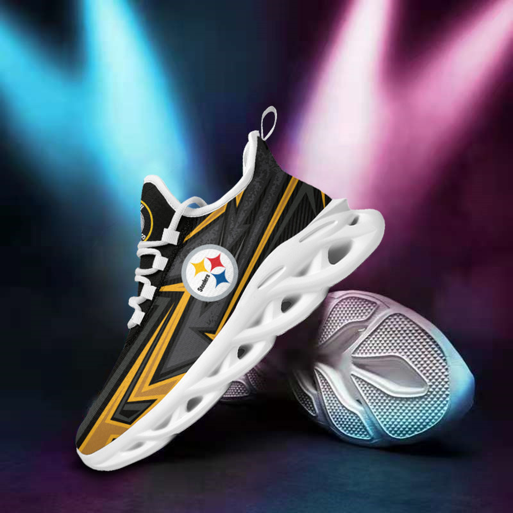 Ideafootwear Pittsburgh Steelers Max Soul Shoes Sneakers For Men And Women 164