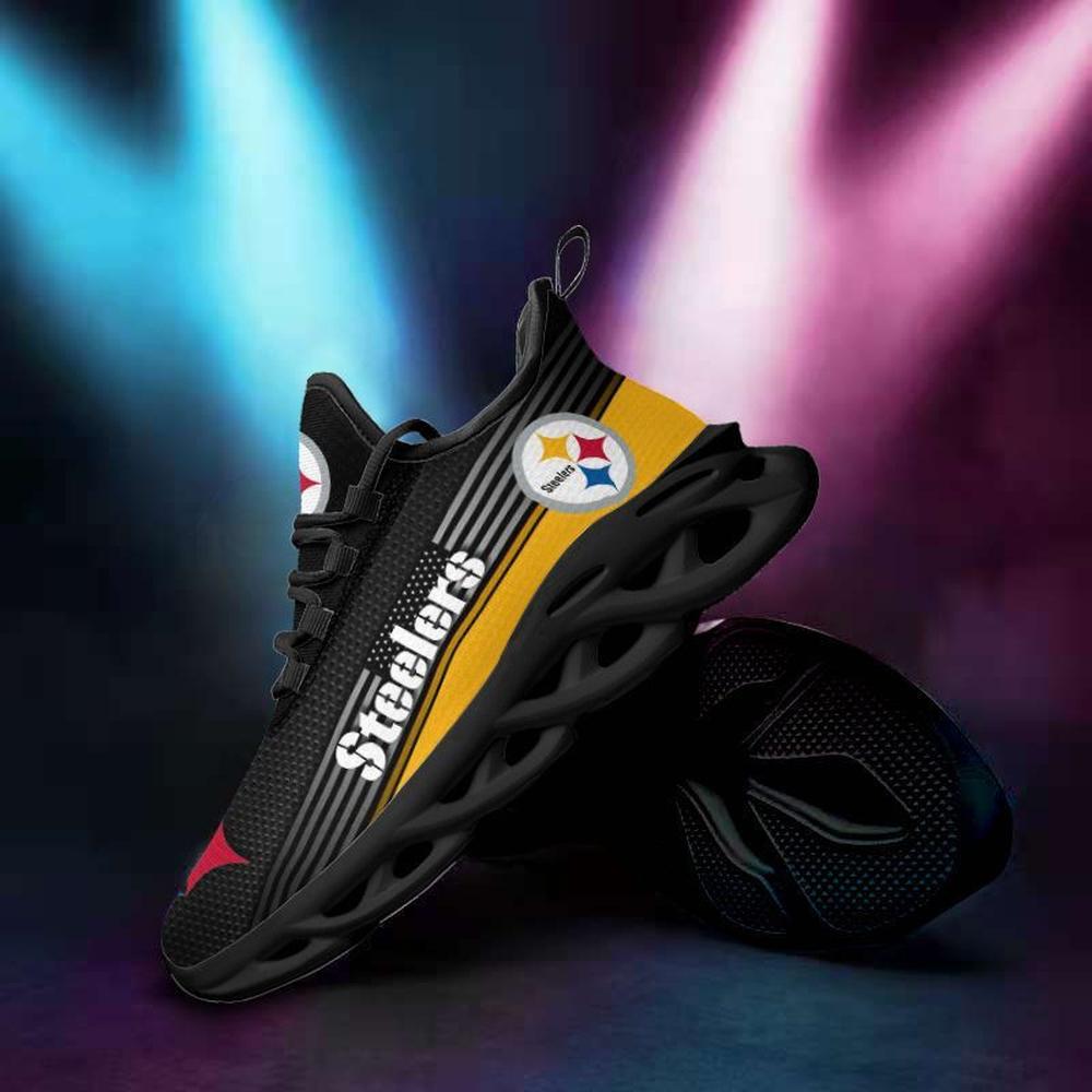 Ideafootwear Pittsburgh Steelers Max Soul Shoes Sneakers For Men And Women 27