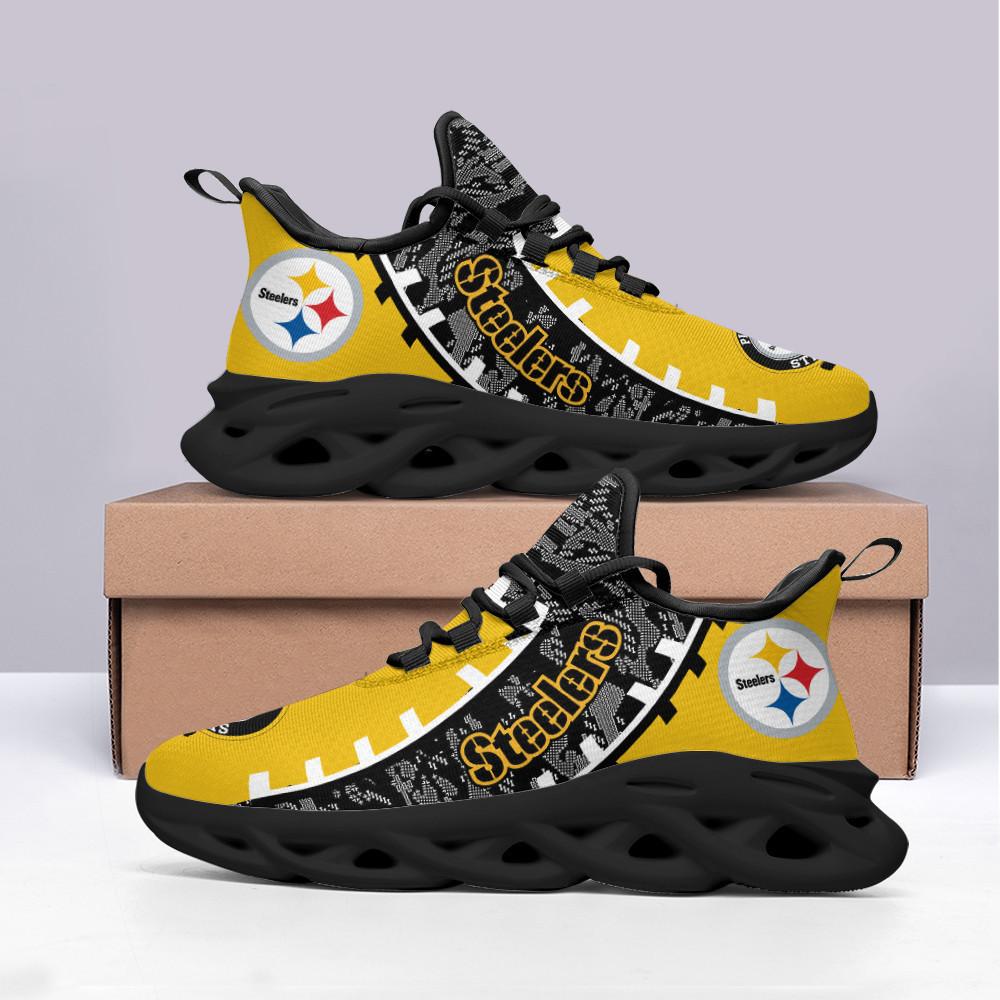 Ideafootwear Pittsburgh Steelers Max Soul Shoes Sneakers For Men And Women 65