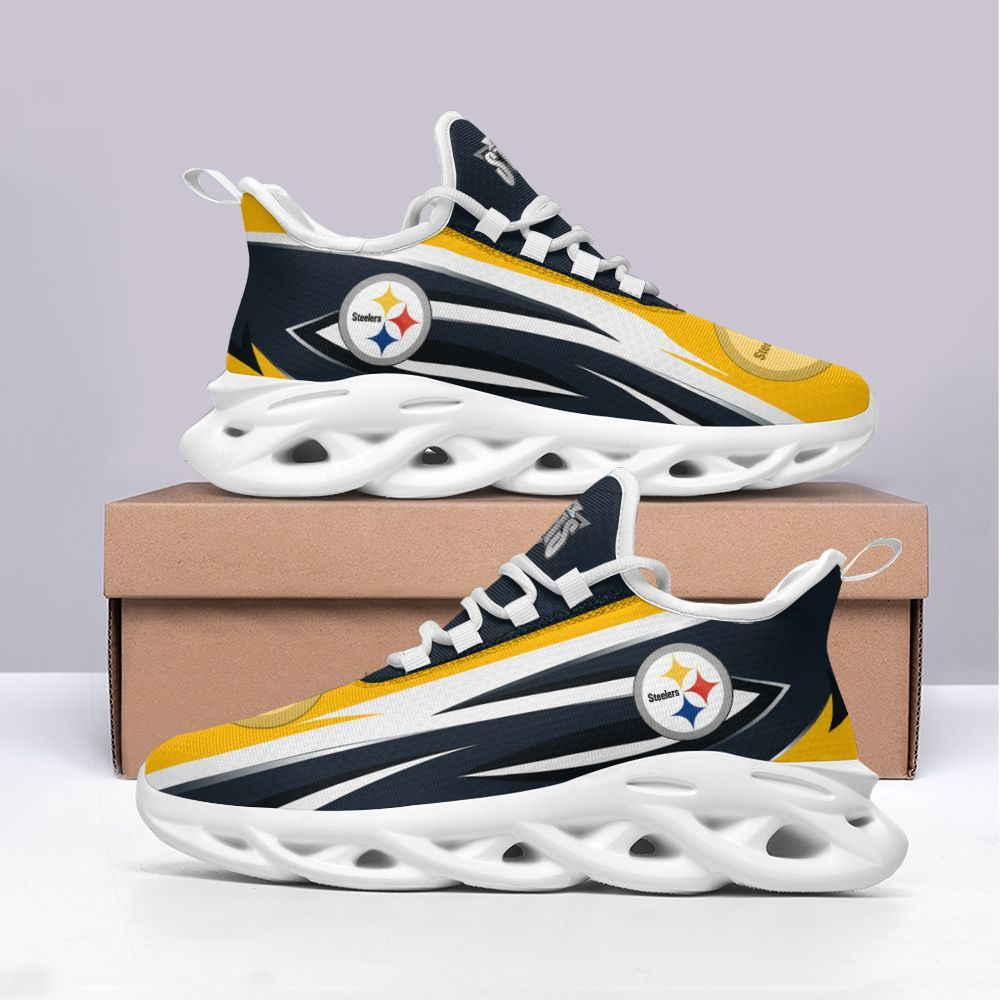 Ideafootwear Pittsburgh Steelers Max Soul Shoes Sneakers For Men And Women 16