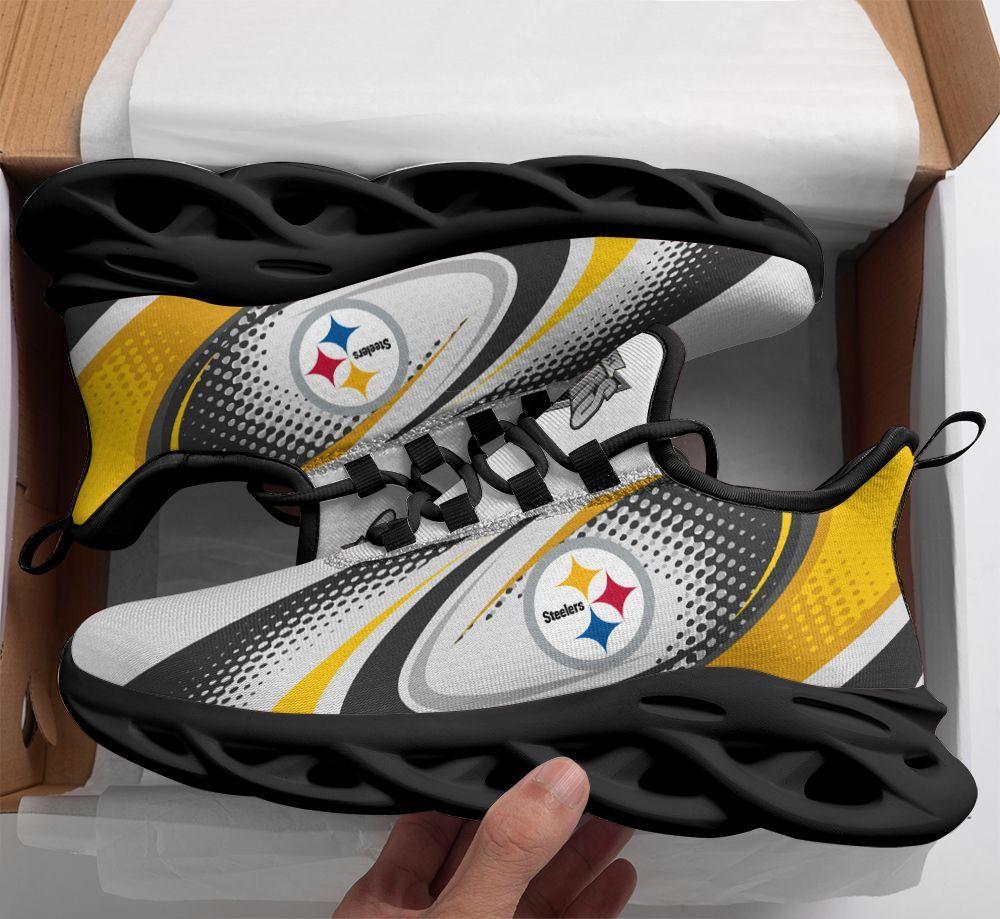 Ideafootwear Pittsburgh Steelers Max Soul Shoes Sneakers For Men And Women 31
