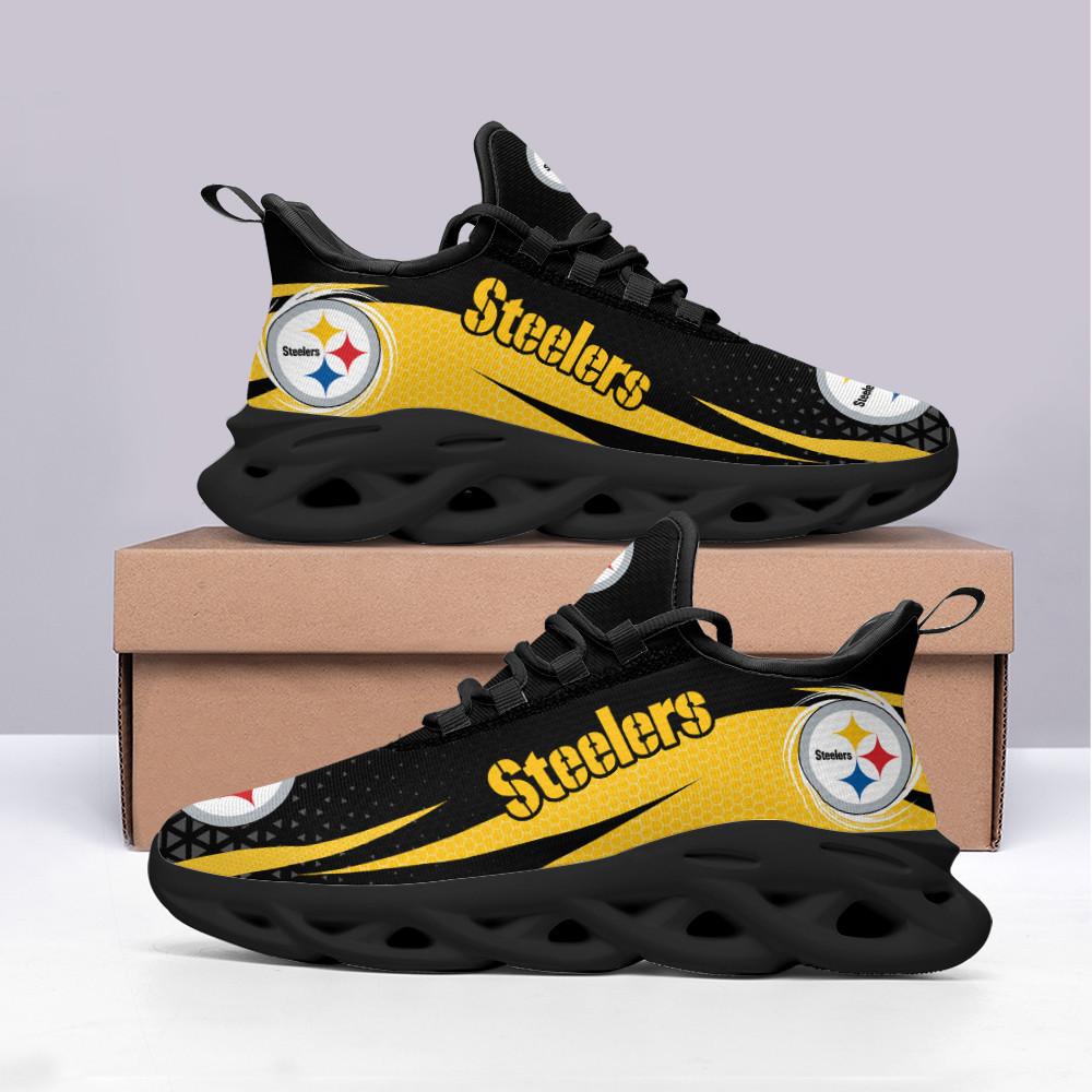 Ideafootwear Pittsburgh Steelers Max Soul Shoes Sneakers For Men And Women 48