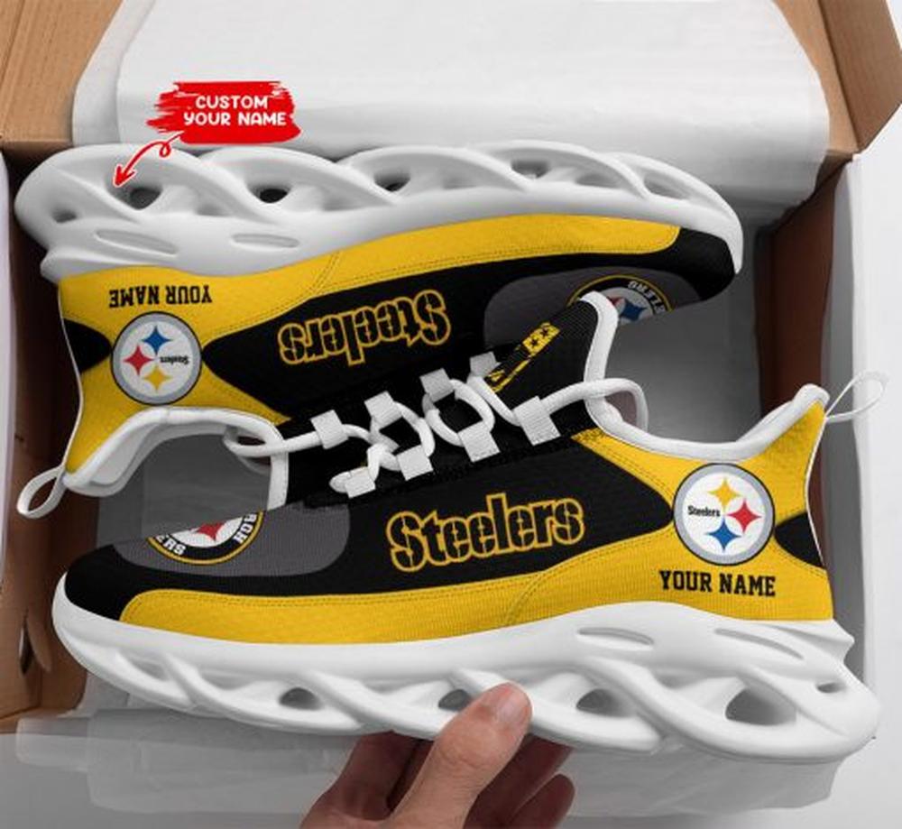 Ideafootwear Pittsburgh Steelers Max Soul Shoes Sneakers For Men And Women 114