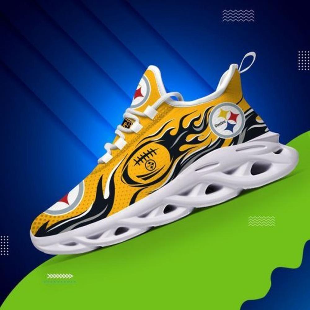 Ideafootwear Pittsburgh Steelers Max Soul Shoes Sneakers For Men And Women 11