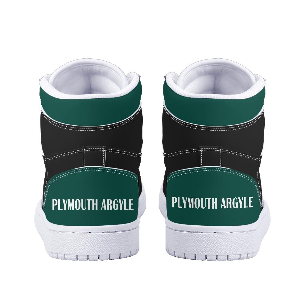 Ideafootwear Plymouth Argyle AJ1 High Sneakers Shoes For Men And Women 1