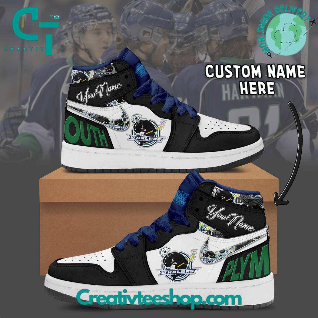 Ideafootwear Plymouth Whalers AJ1 High Sneakers Shoes For Men And Women 1