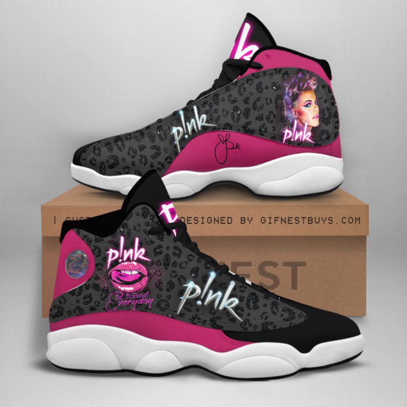 Ideafootwear P!nk AJ13 Sneakers Shoes For Men And Women 2